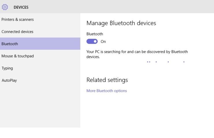 bluetooth files recently